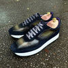 SN05 Velours bleu + Bronze 01