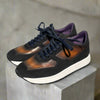 Black suede + cuir Patine clearwood 03