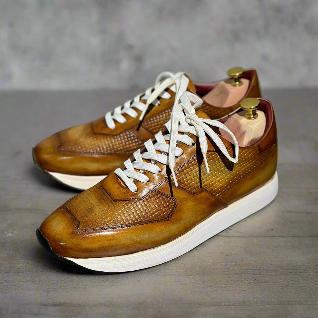 Cuir + tressé+ Patine clearwood 02