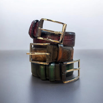 Ceinture Cuir assortie - 34mm