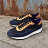 SN05 Velours bleu Mesh noir Croco Clearwood